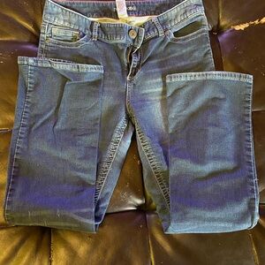 Maurices Dark Blue Straight Leg Women's Jeans